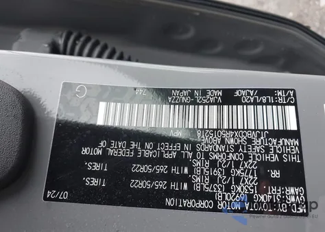 2024 Lexus Gx 550 Luxury+ z USA, uszkodzony, nr VIN JTJVBCDX4R5015218